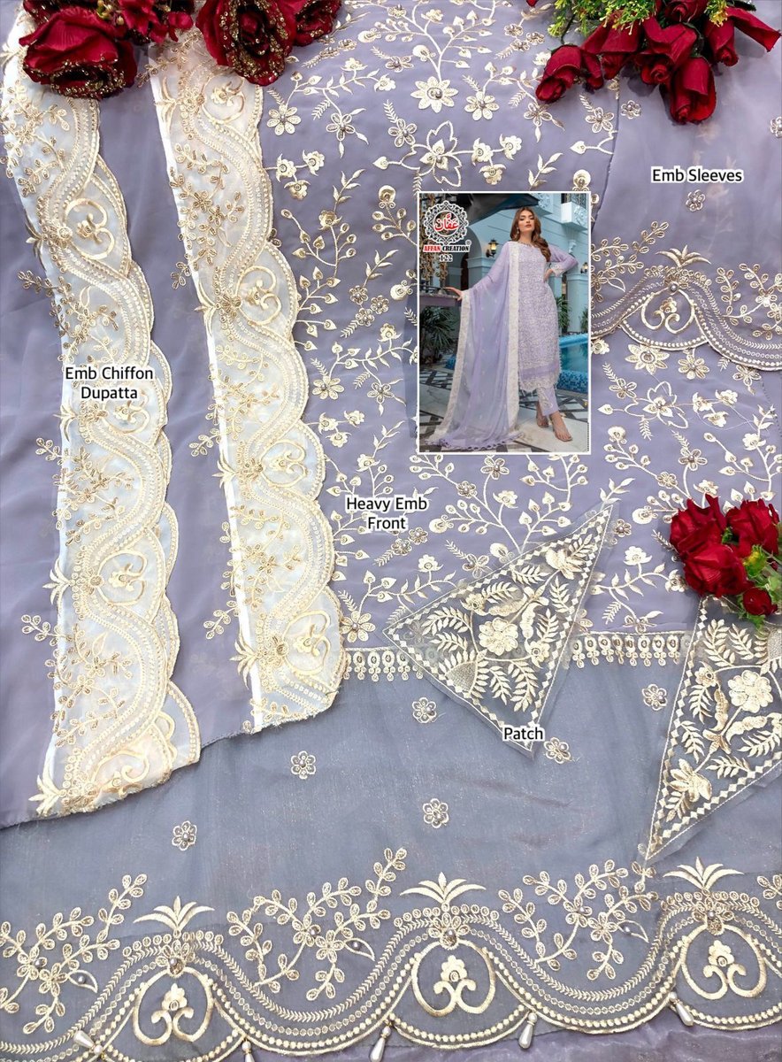Affan Creation 122 Dress Material 2