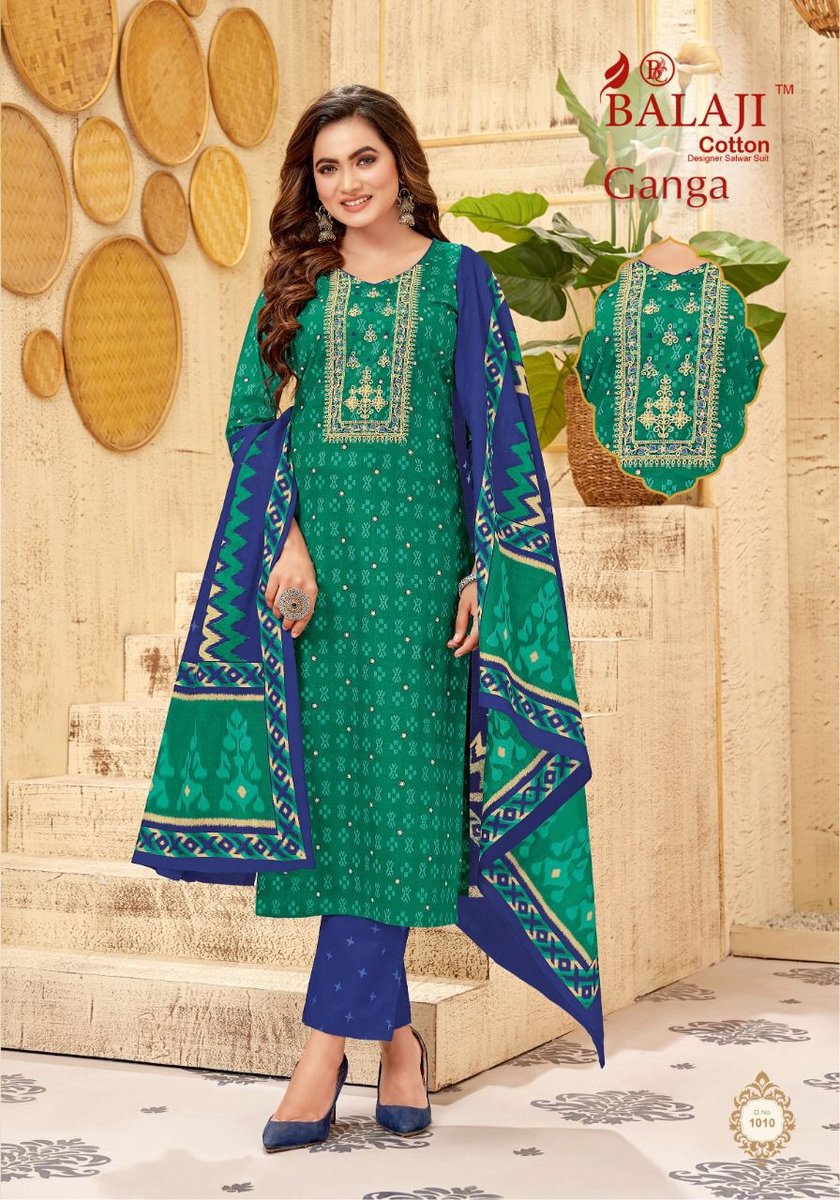 Balaji Cotton Ganga 1001-1012 Series 10