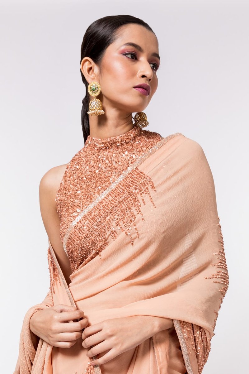 Bollywood Designer Sequence Saree DF-3322 Design 2