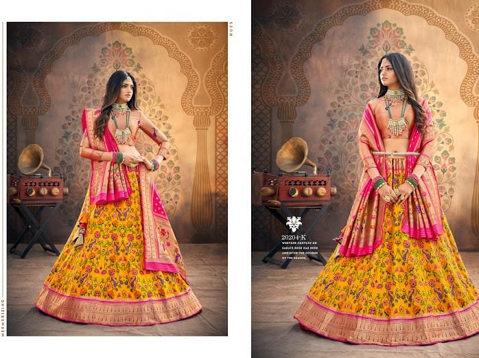 3M Riwaz Paithani Lehenga 20202-20205 Series 8