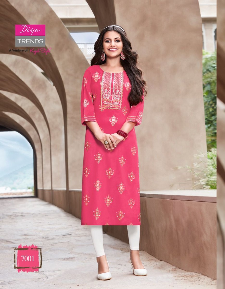 Diya Trends Victoria Vol-7 7001-7014 Series 1