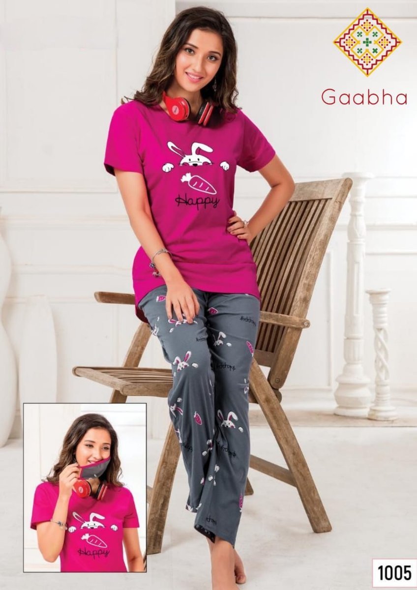Gaabha Sweet Dream Vol-7 Night Wear Collection 1001-1010 Series 5