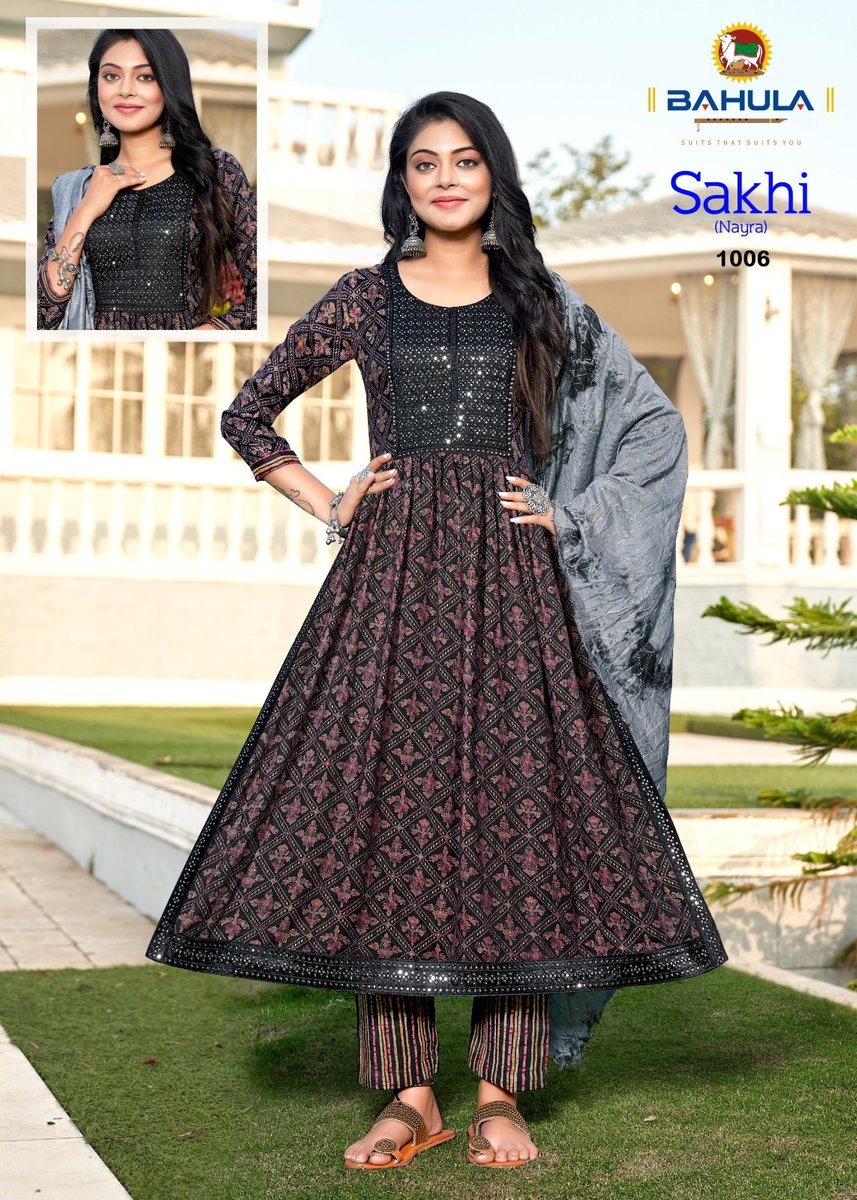 BAHULA FABRICS SAKHI VOL-1 1001 TO 1007 6