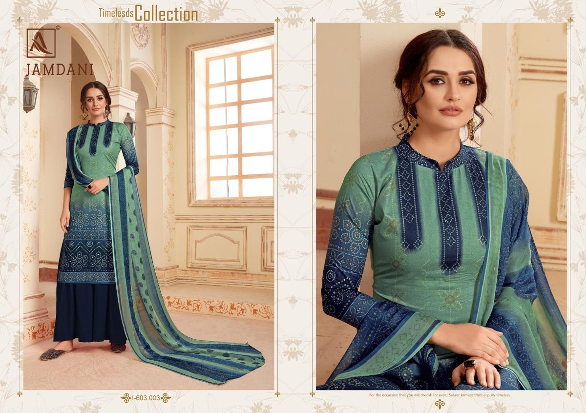Alok Suits Jamdani 603-001-603-010 Series 3