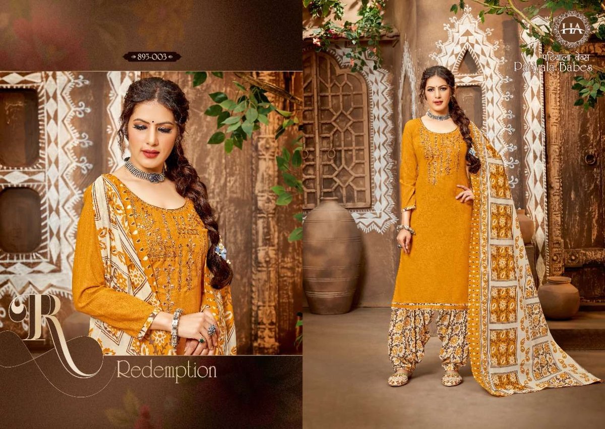Harshit Fashion Patiyala Babes 895-001 to 895-010 Series 3