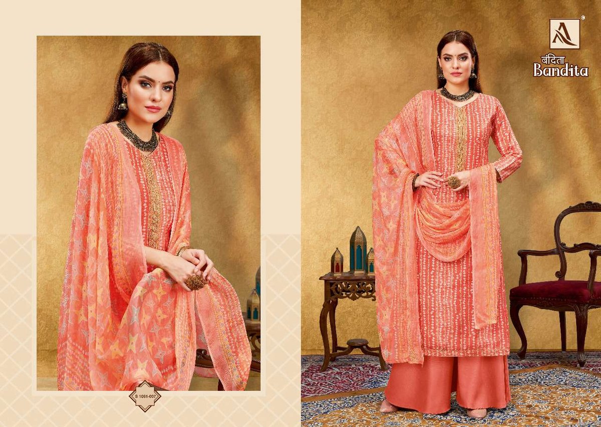 Alok Suit Bandita 1061-001 to 1061-008 Series 7