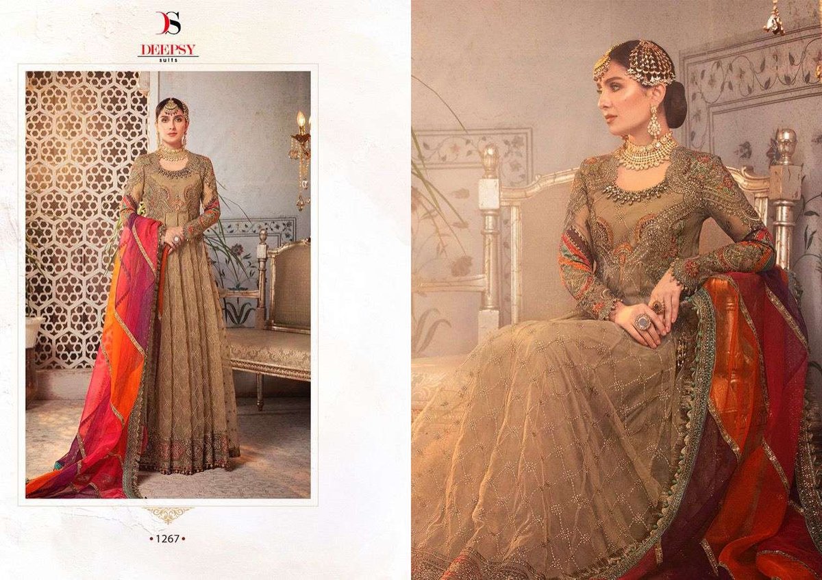 Deepsy Suits Maria.B Nx Embroidered Vol-21 1261-1267 Series 5
