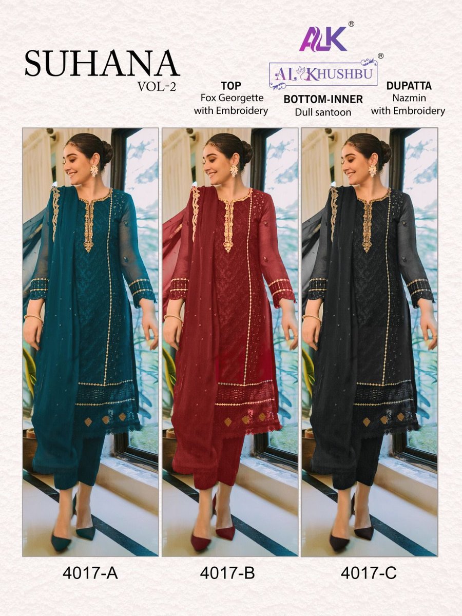 AL Khushbu Suhana Vol-2 4017 Colors 7