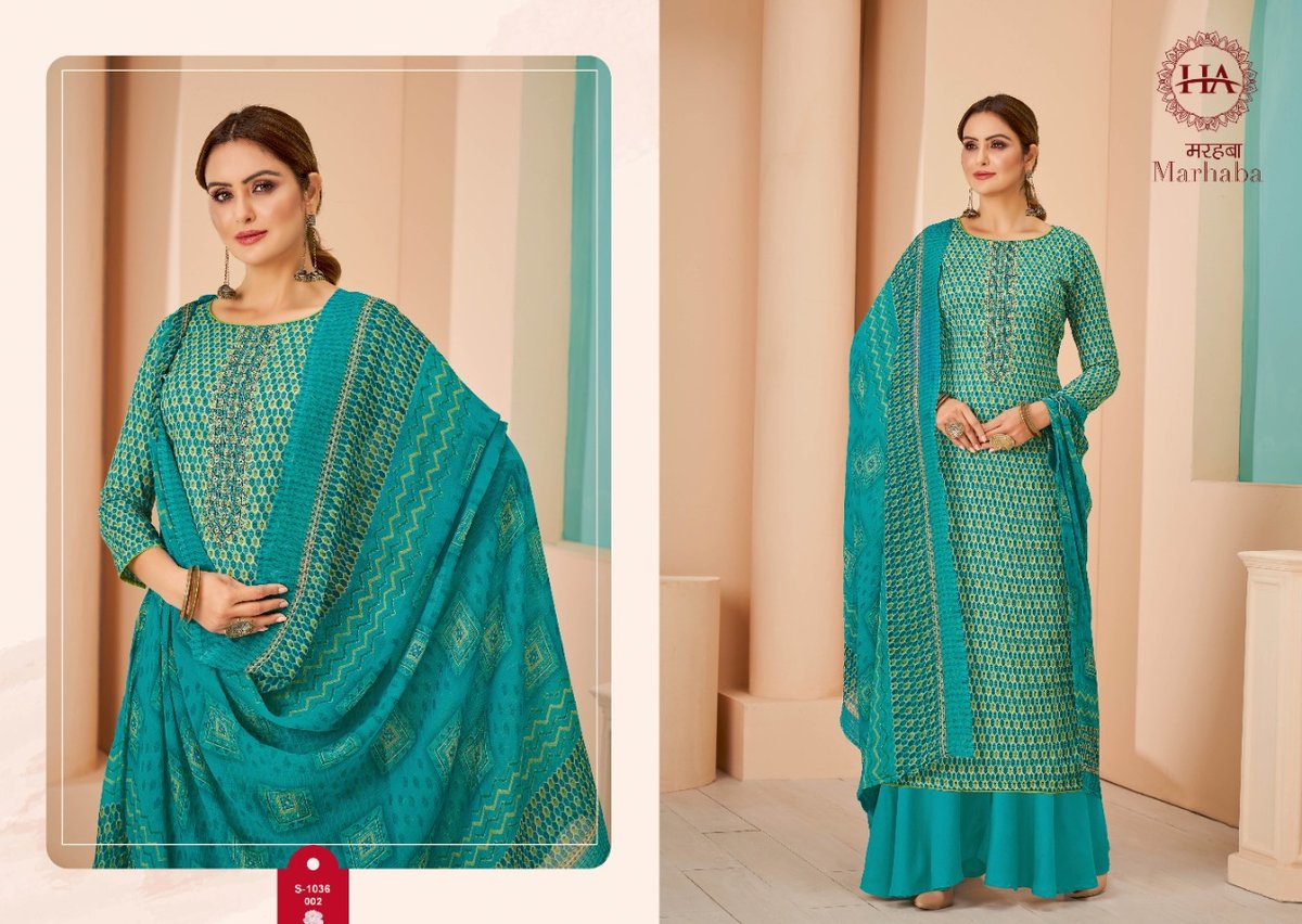 Harshit Fashion Marhaba 1036-001 to 1036-008 Series 2