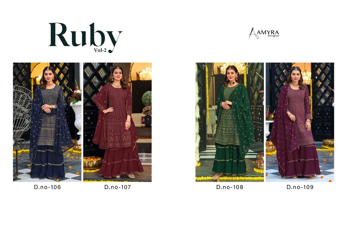 Aamyra Designer Ruby Vol-2 106-109 Series 5