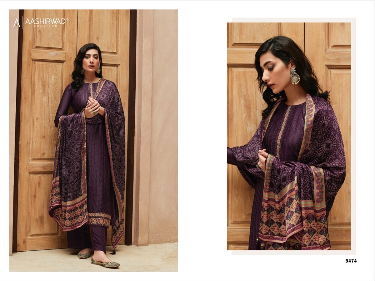 Aashirwad Creation Bandhej 9471-9475 Series 4