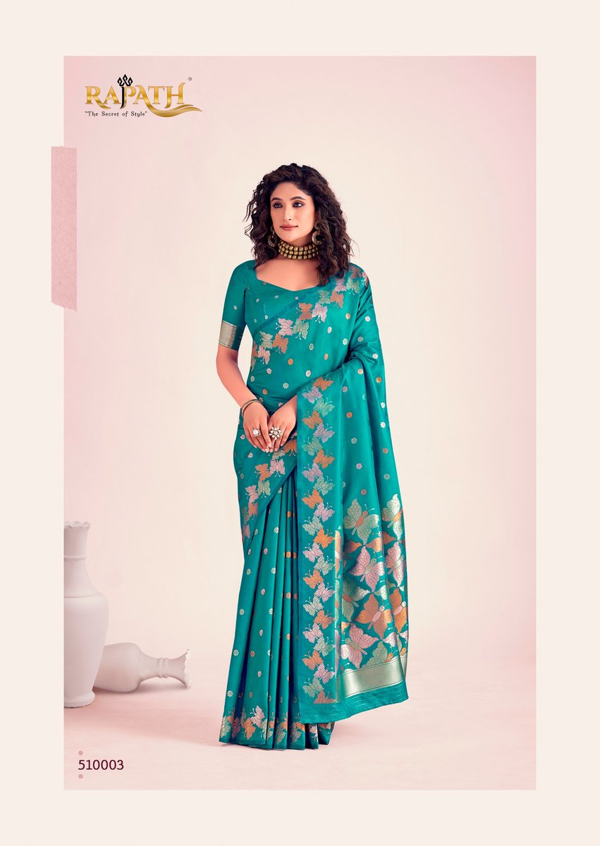 RAJPATH BUTTER FLY SILK 510001 TO 510006 3