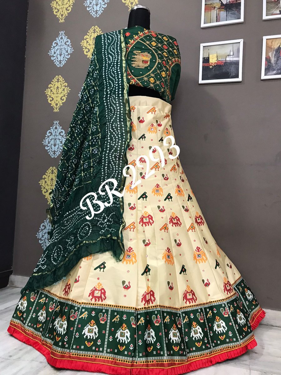 BR Designer Bandhani Print Lehenga Choli BR 2293 Colors 1