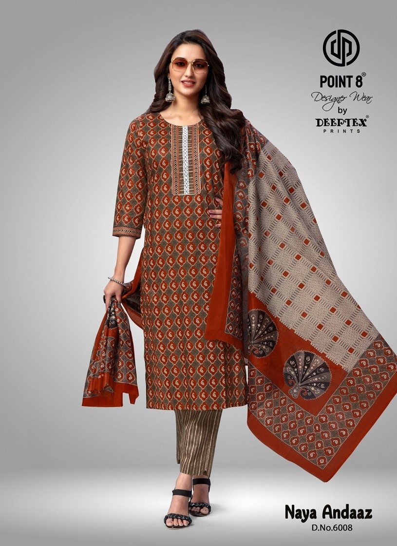 DEEPTEX NAYA ANDAAZ VOL-6 6001 TO 6010 8