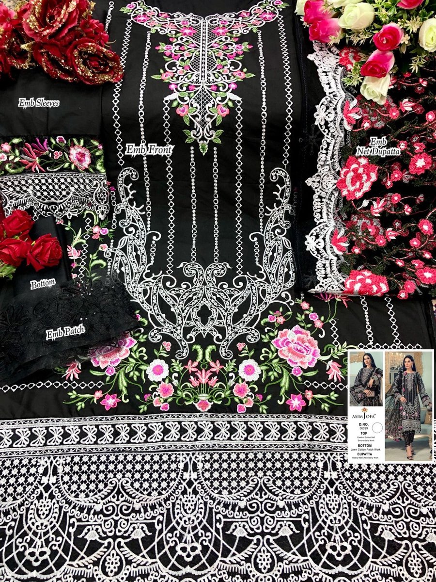 Asim Jofa Super Hit 56029 Dress Material 2