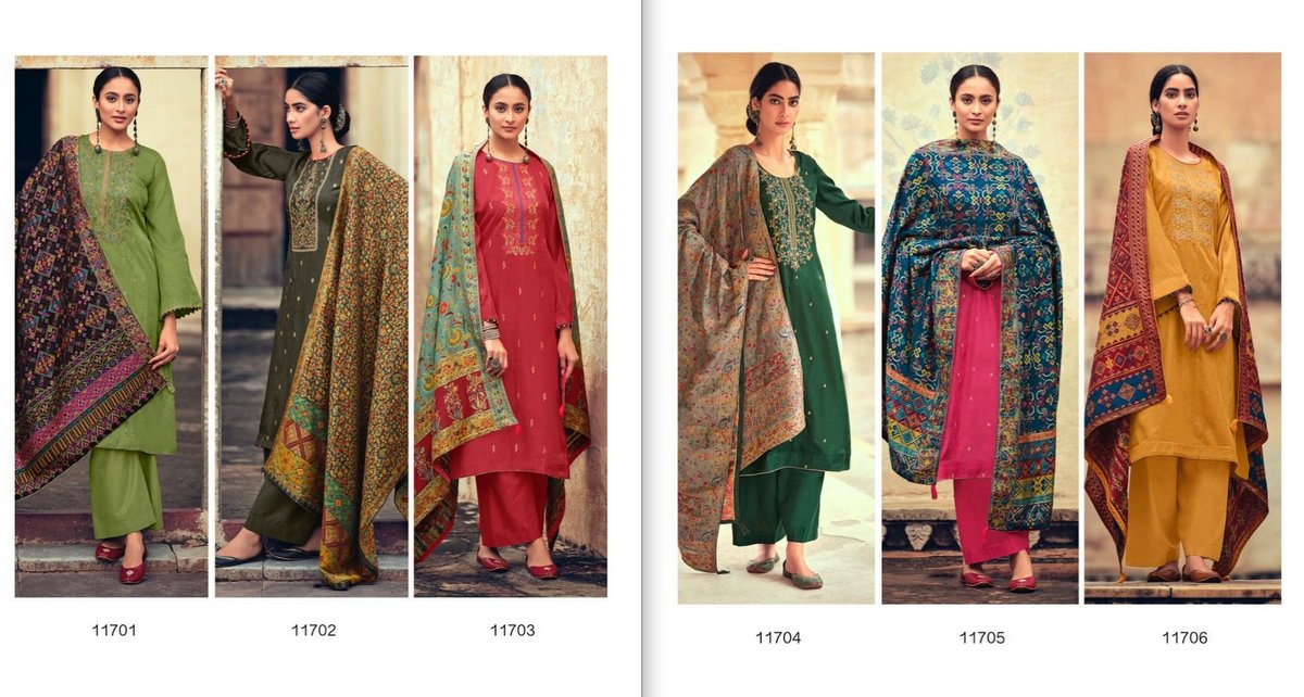 Deepsy Suits Basera 11701-11706 Series 7