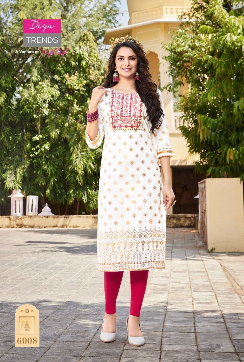 Diya Trends Victoria Vol-6 6001-6014 Series 8