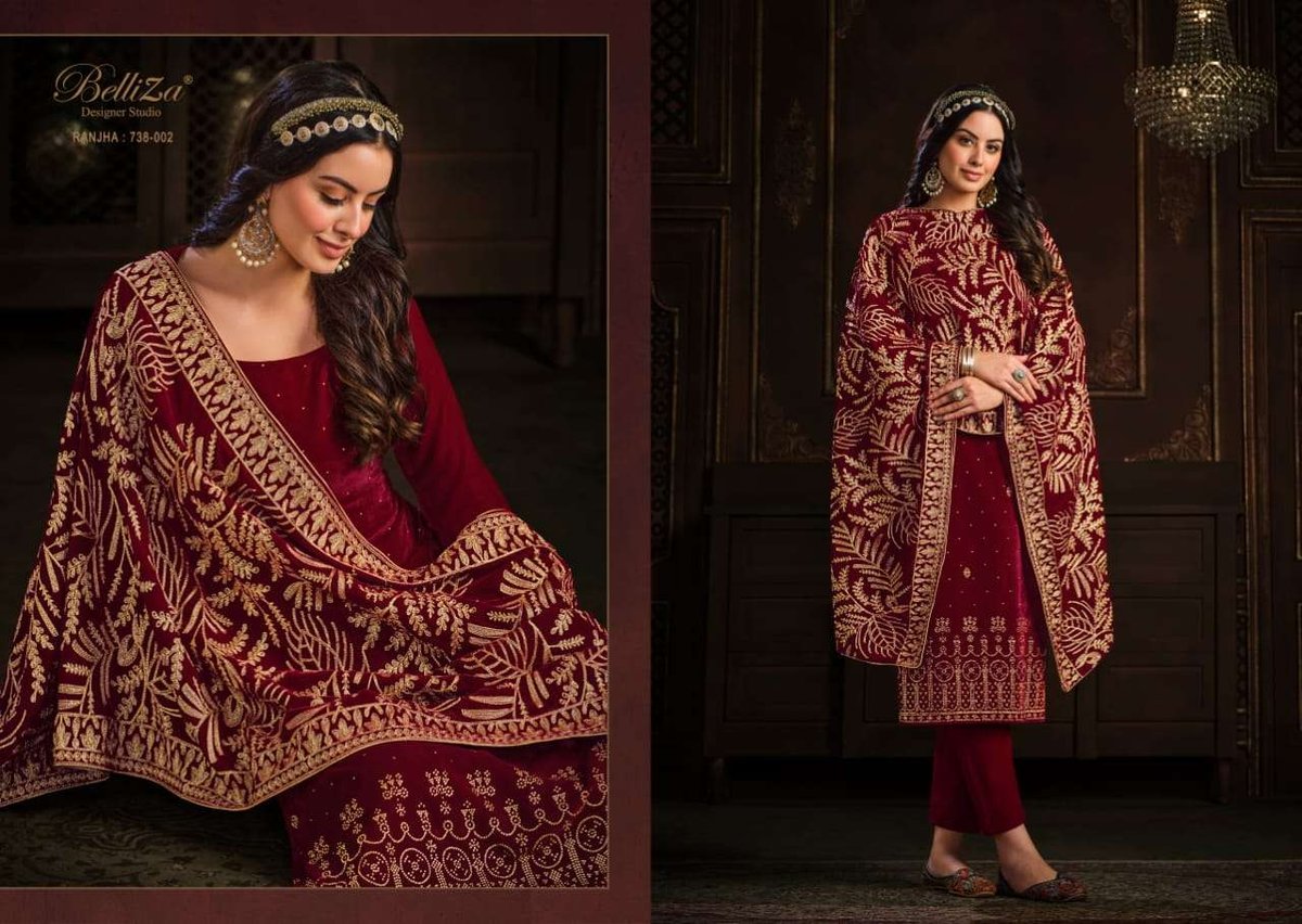 Belliza Designer Ranjha 738-001 to 738-005 Series 2