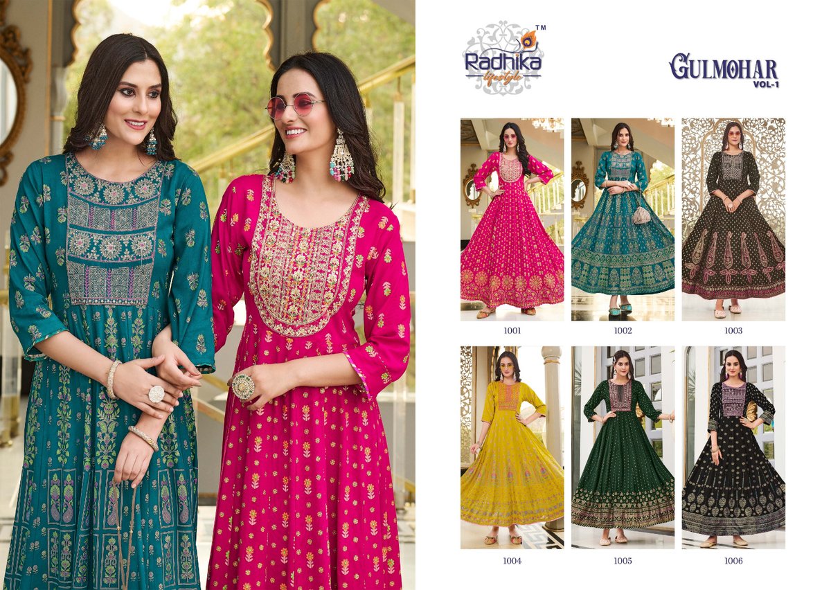 Radhika Lifestyle Gulmohar Vol-1 1001-1006 Series 7