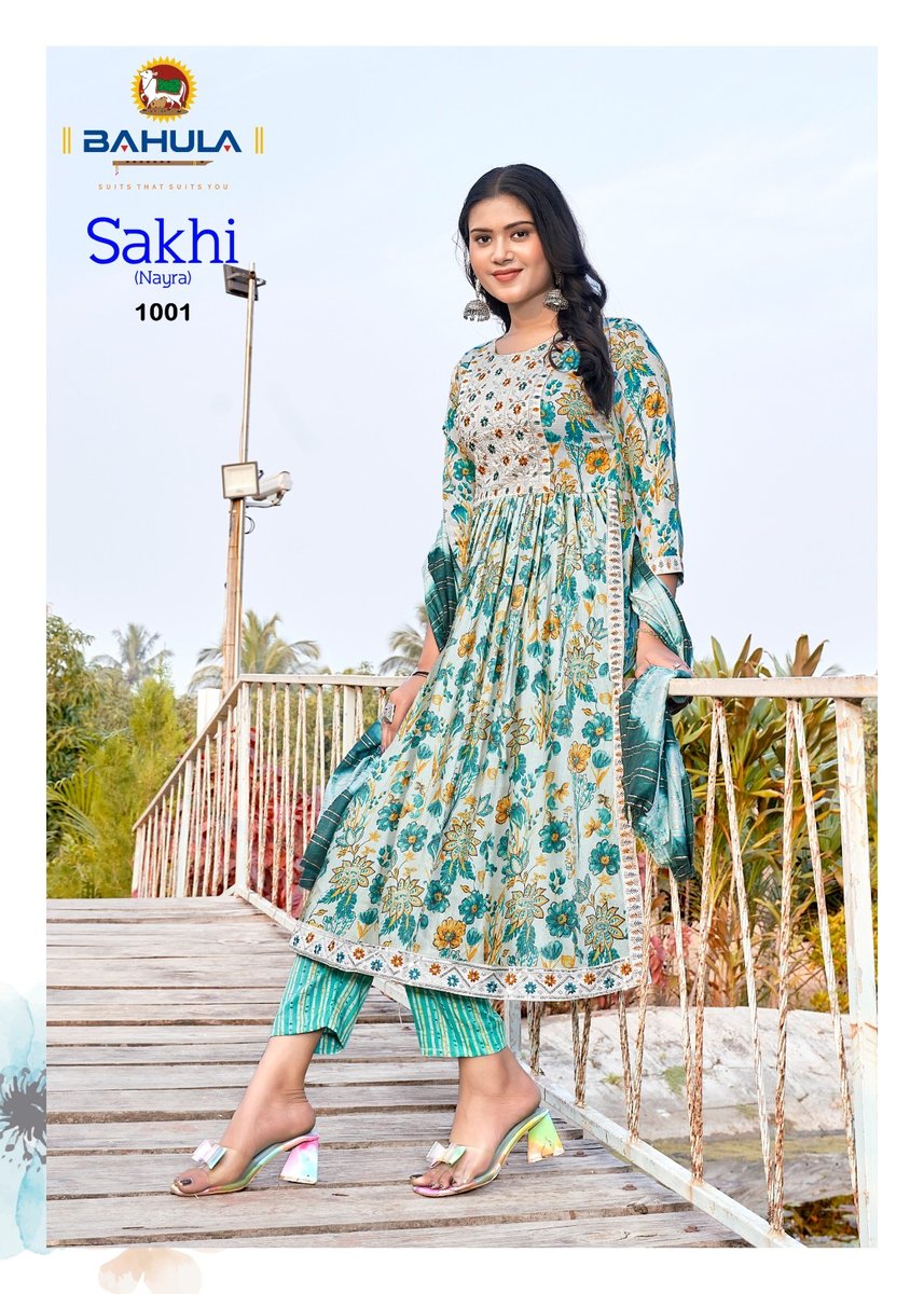 BAHULA FABRICS SAKHI VOL-1 1001 TO 1007 1