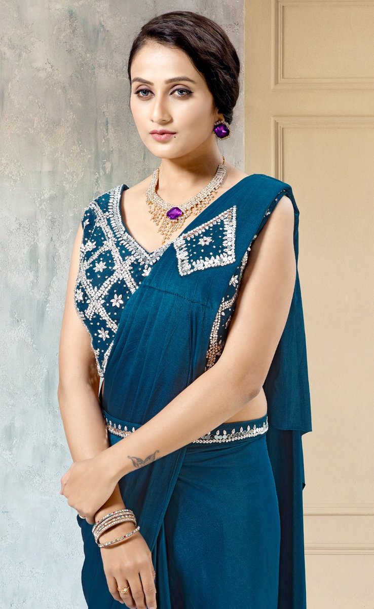 Aamoha Trendz Ready To Wear Designer Saree 1015581 Colors 5