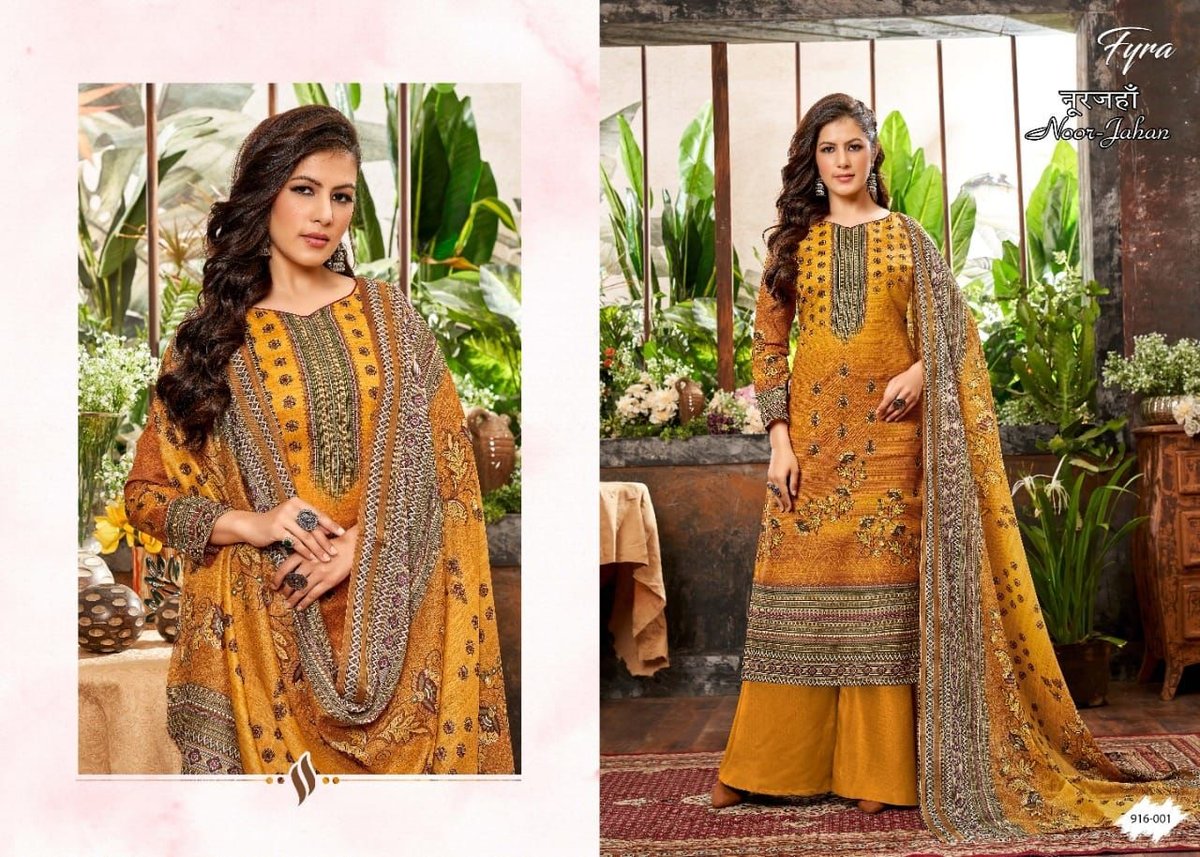 Alok Suits Fyra Noor Jahan 916-001 to 916-010 Series 1