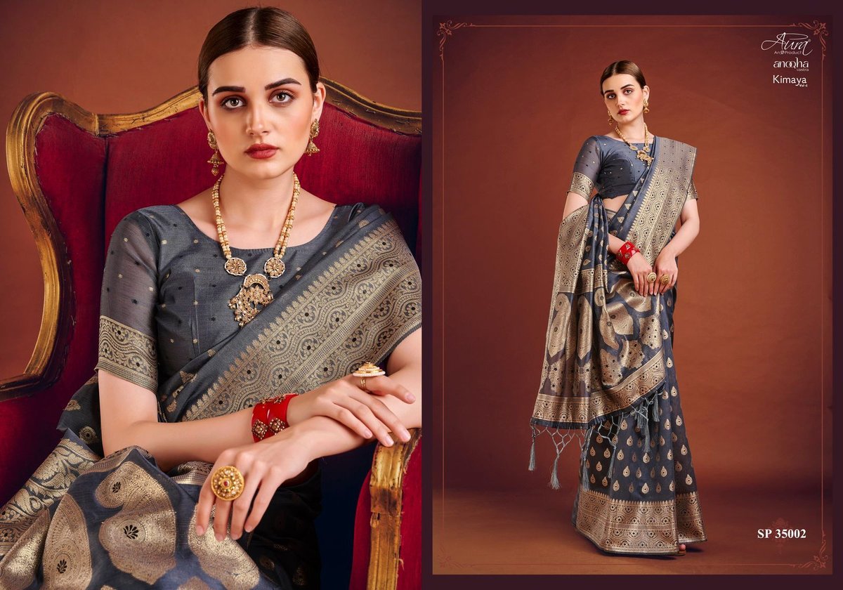 Aura Saree Kimaya Vol-4 35001-35006 Series 2