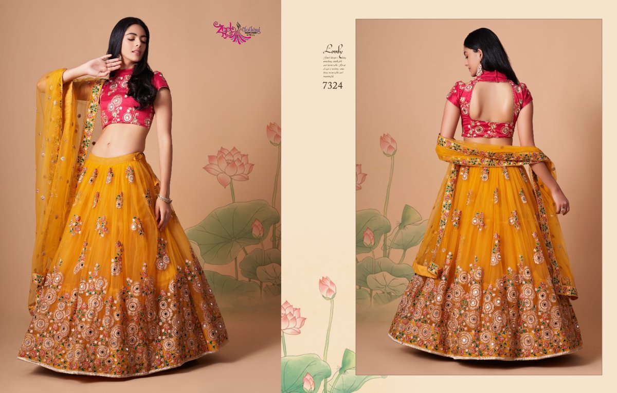 Zeel Clothing Neo Romantic Vol-3 7315-7326 Series 10