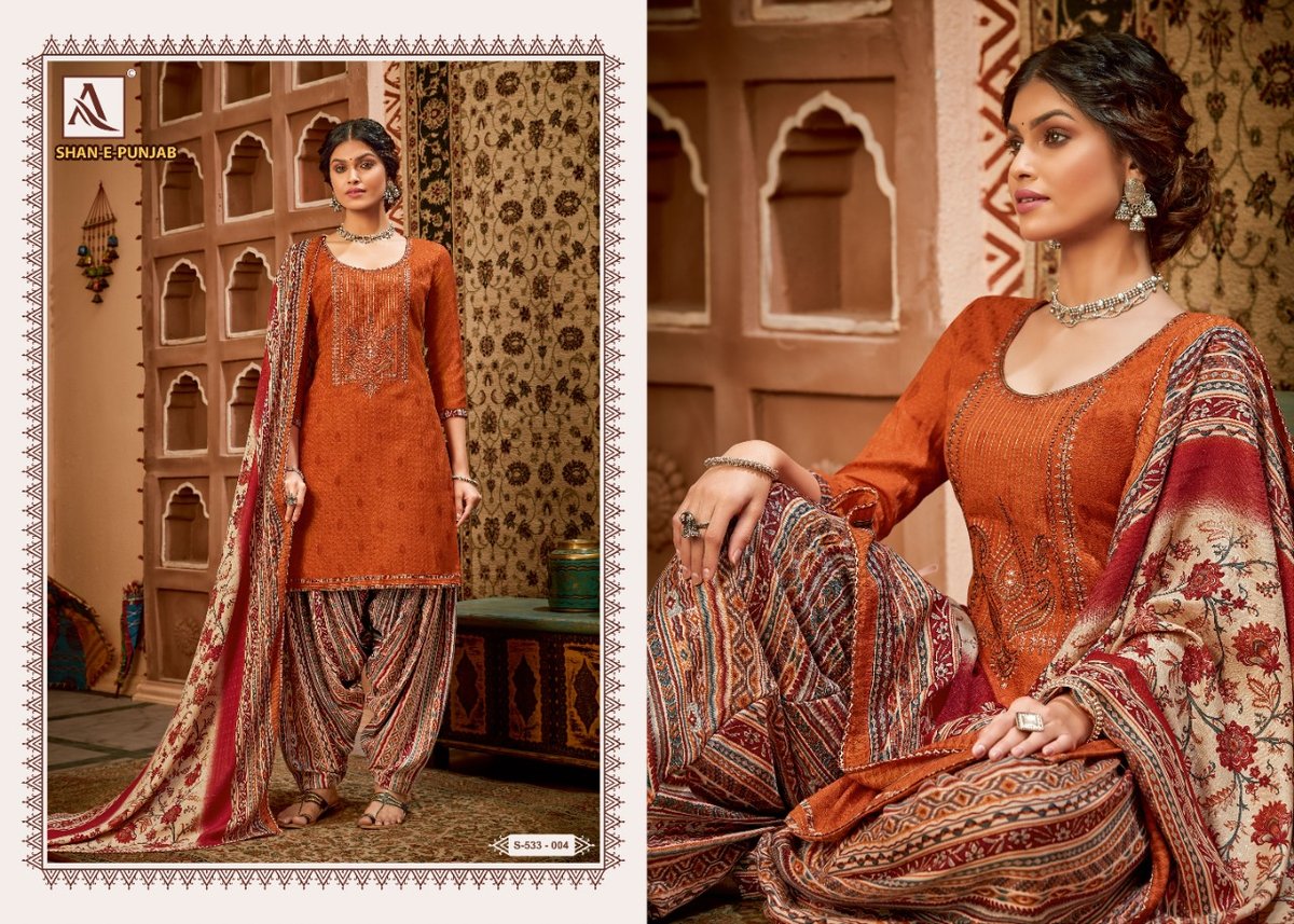 Alok Suits Shan E Punjab 533-001-533-010 Series 4
