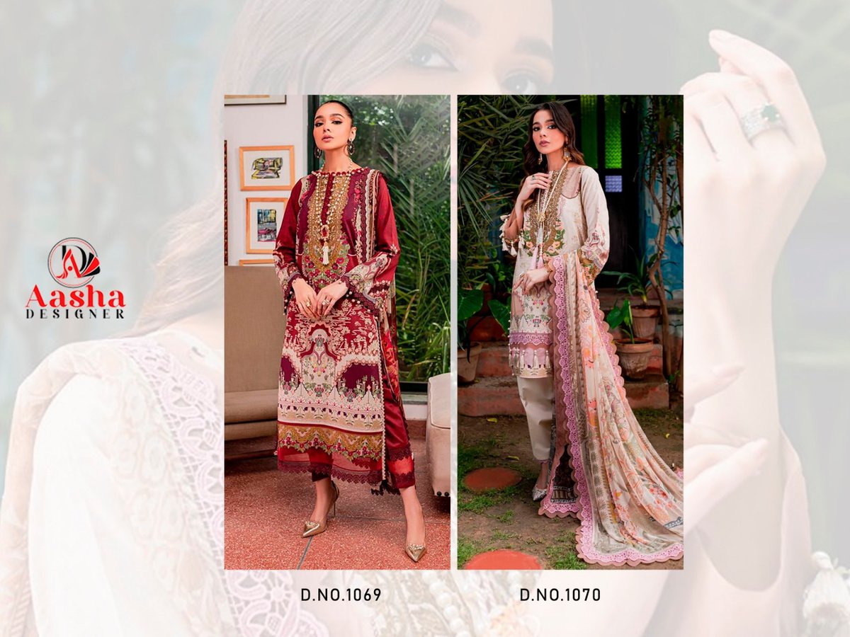 AASHA DESIGNER NEEDLE WONDER VOL-8 1069 TO 1070 3