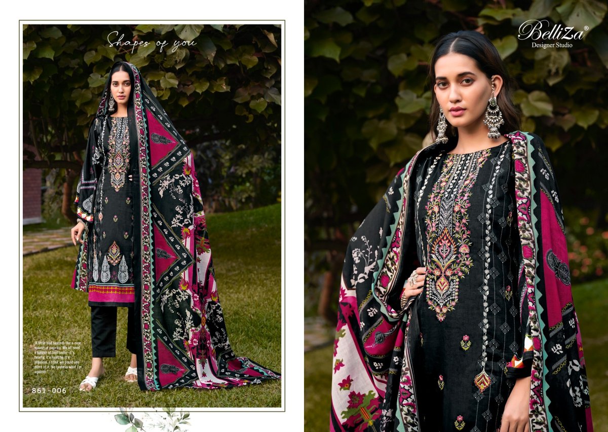Belliza Designer Lavanya 861-001 to 861-008 Series 6
