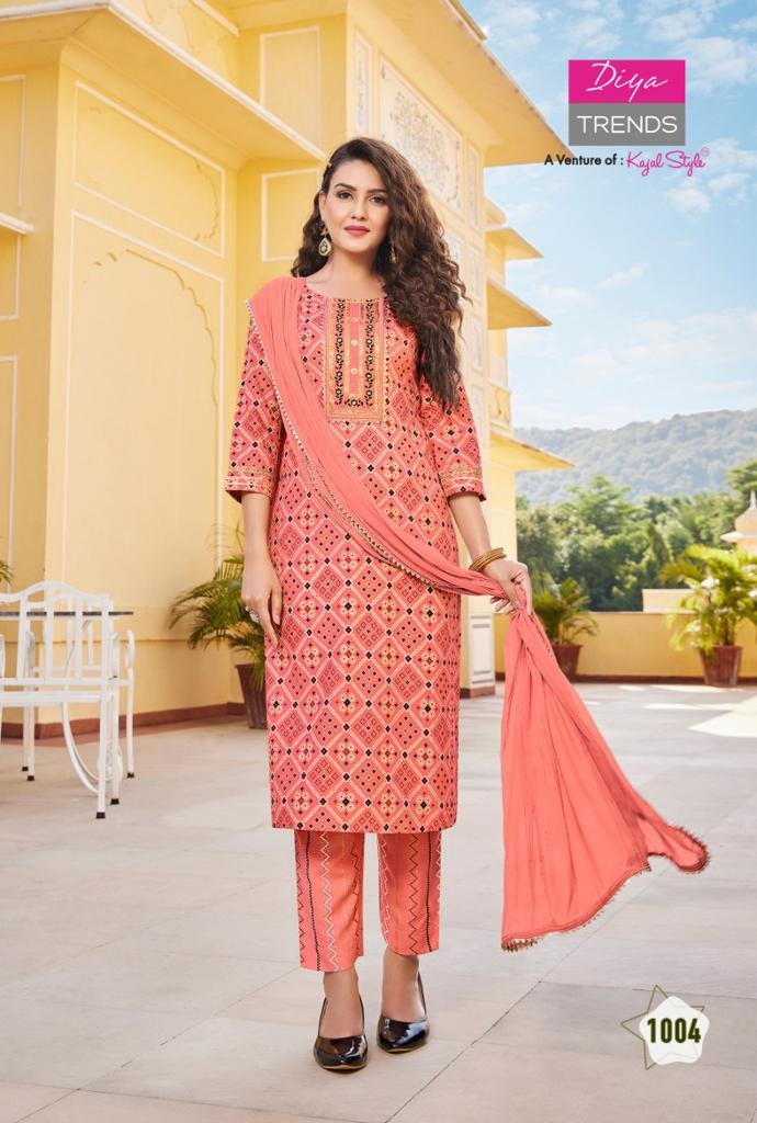 Diya Trends Zubeda Vol-1 1001-1010 Series 4