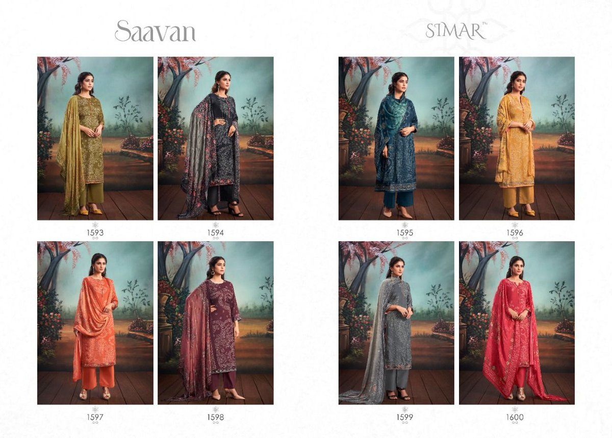 Glossy Simar Saavan 1593-1600 Series 9