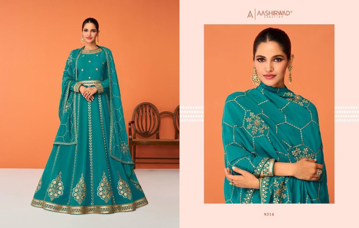 Aashirwad Creation Jasleen 9310-9314 Series 5
