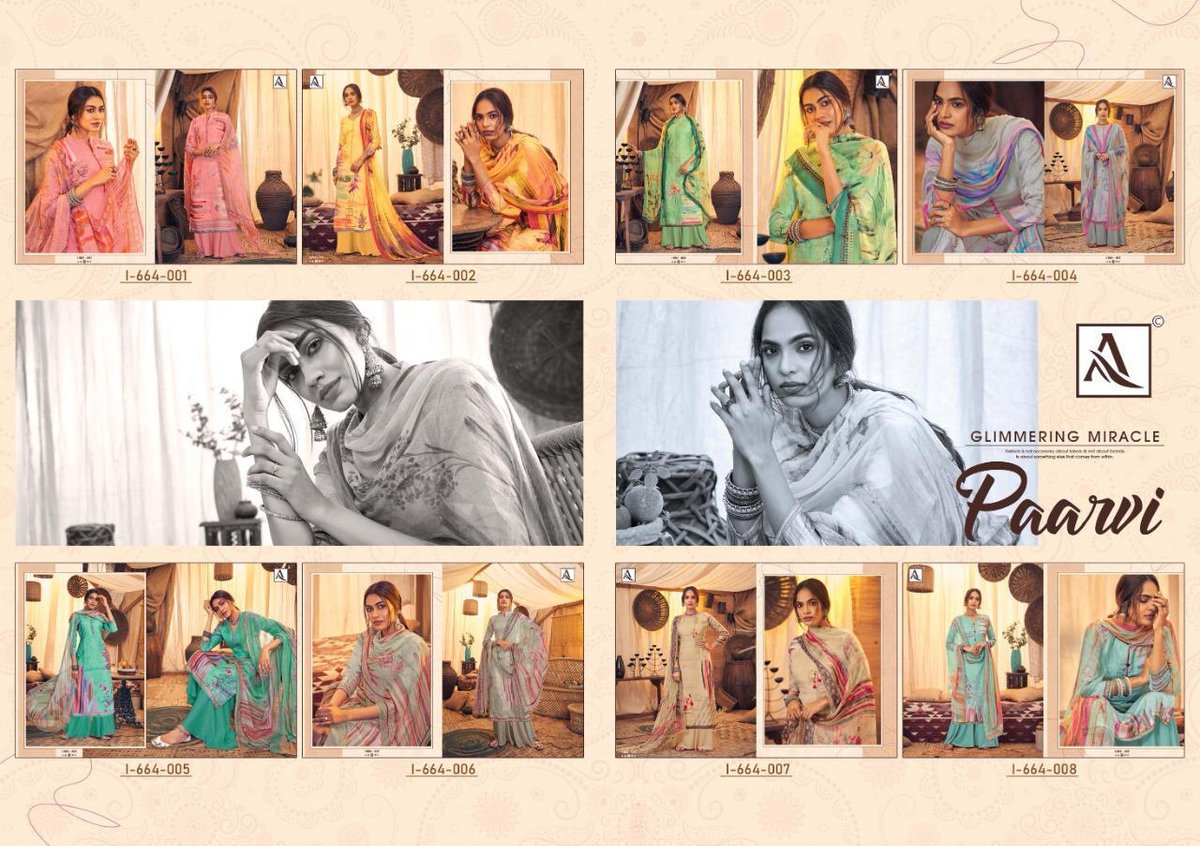Alok Suits Paarvi 664-001-664-008 Series 9