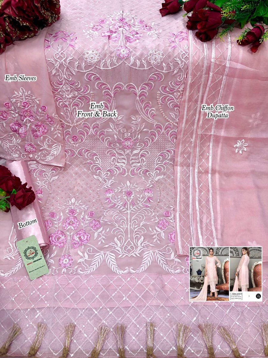 Affan Creation 115 Dress Material 2