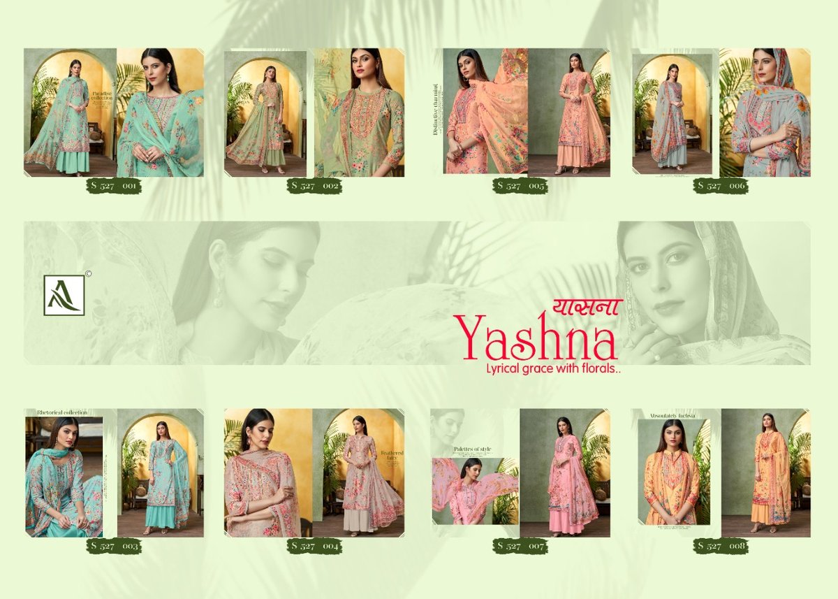 Alok Suits Yashna 527-001 to 527-008 Series 9