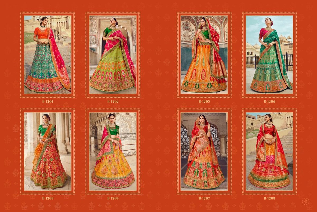 Aadhya Lehenga B-1201 to B-1208 Series 9