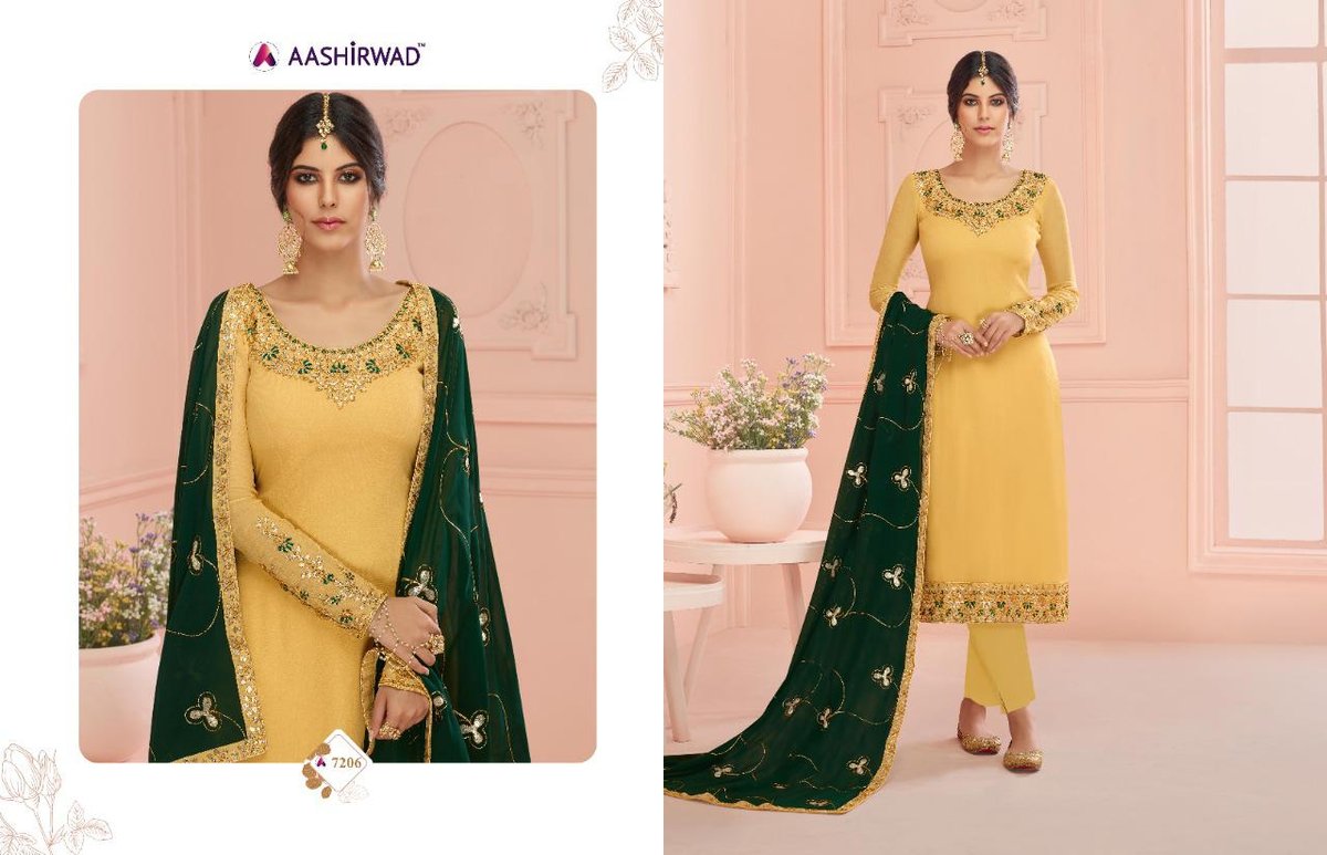 Aashirwad Creation Gulkand Mehar 7203-7208 Series 4