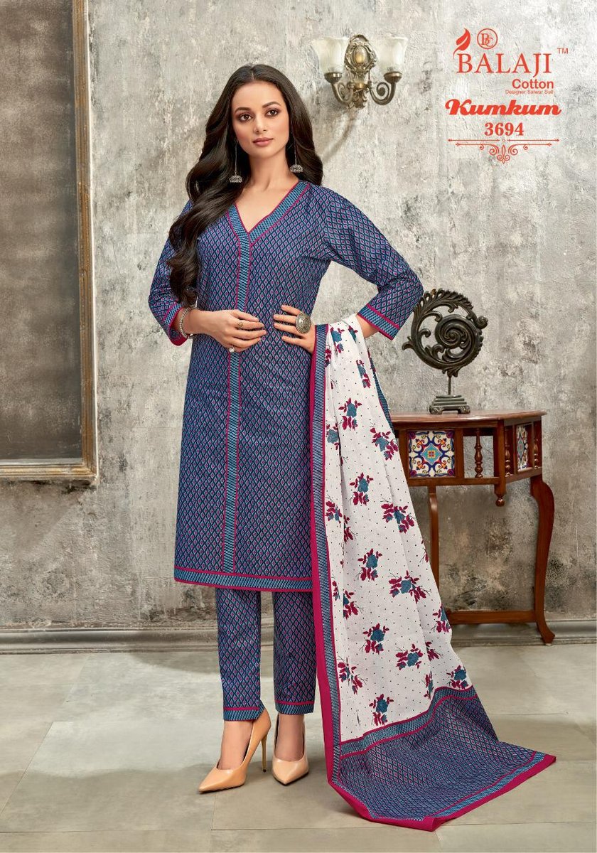 Balaji Cotton Kumkum Vol-25 3691-3710 Series 4