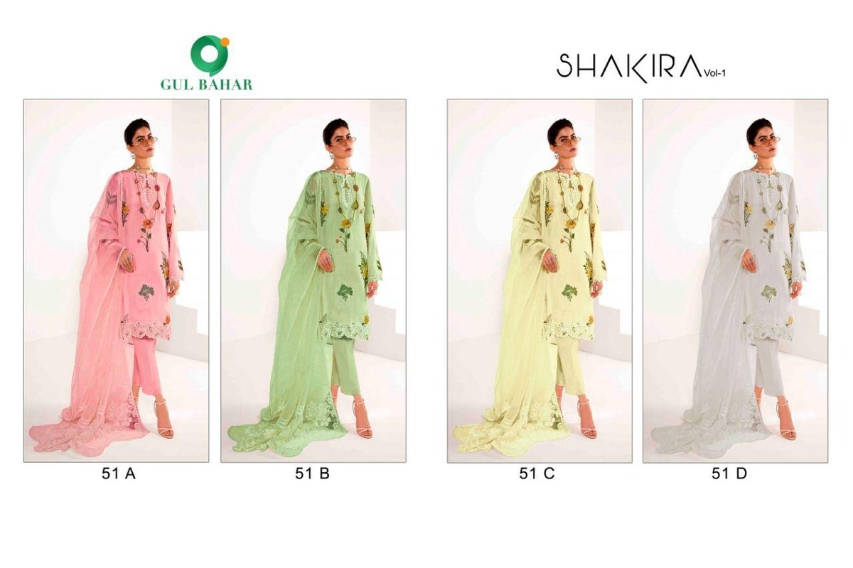 Gul Bahar Shakira Vol-1 51 Colors 9