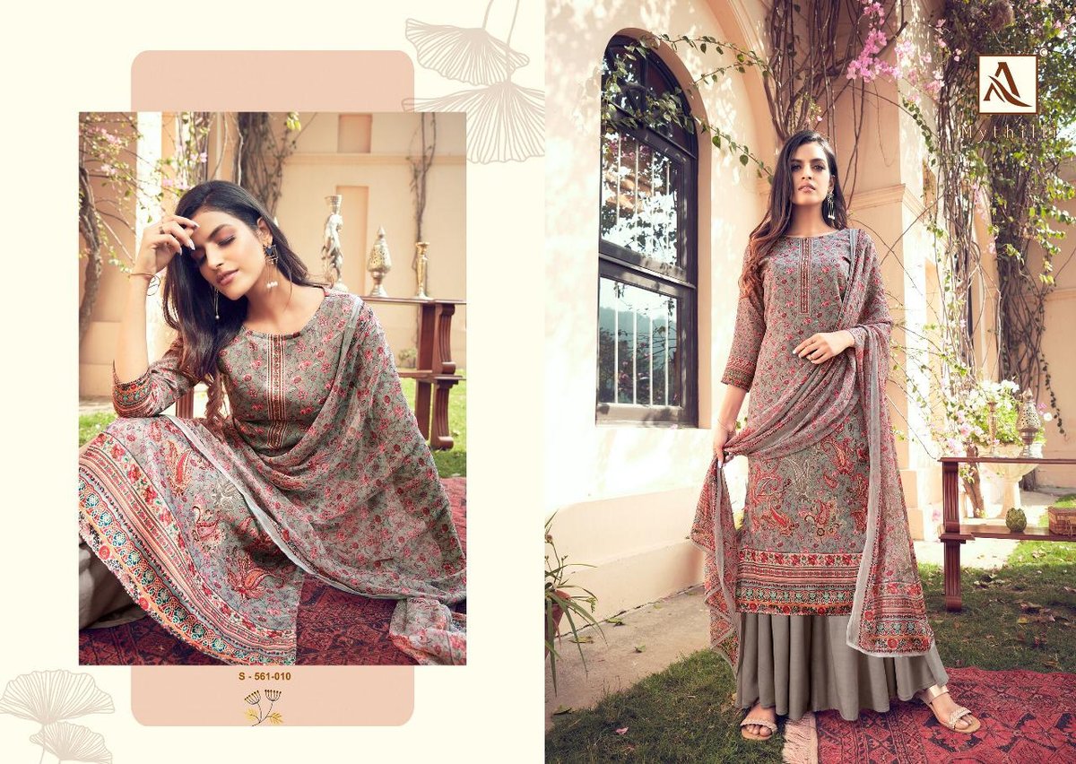Alok Suits Mythilli 561-001 to 561-010 Series 10