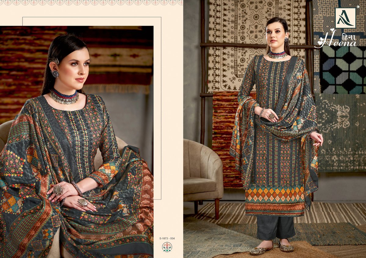 Alok Suit Heena 1073-001 to 1073-008 Series 4