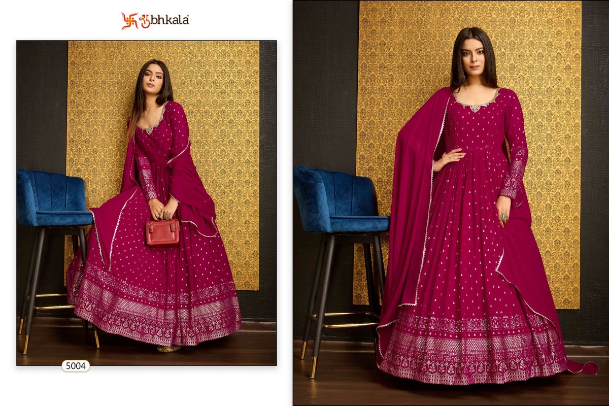 SHUBHKALA FLORY VOL-44 5001 TO 5005 4