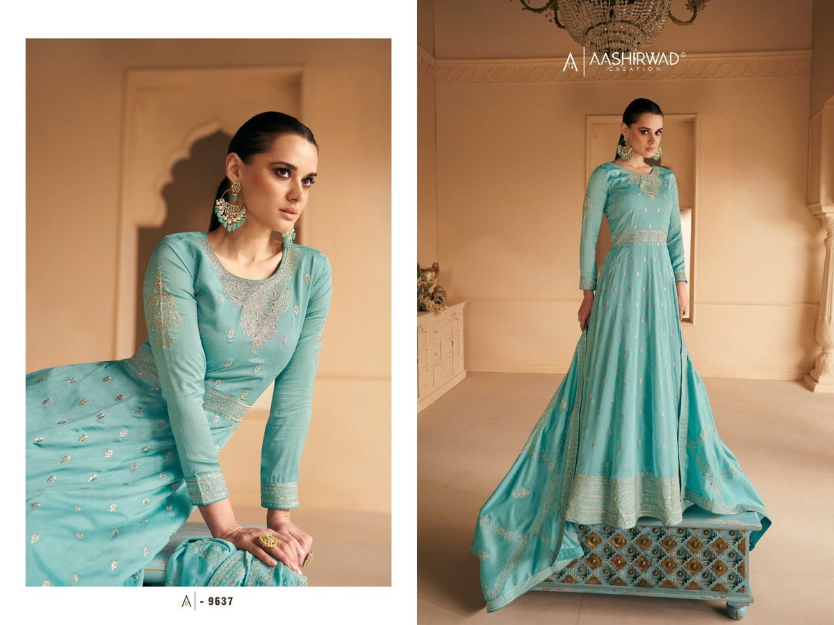 Aashirwad Creation Gulkand Safar 9636-9640 Series 2