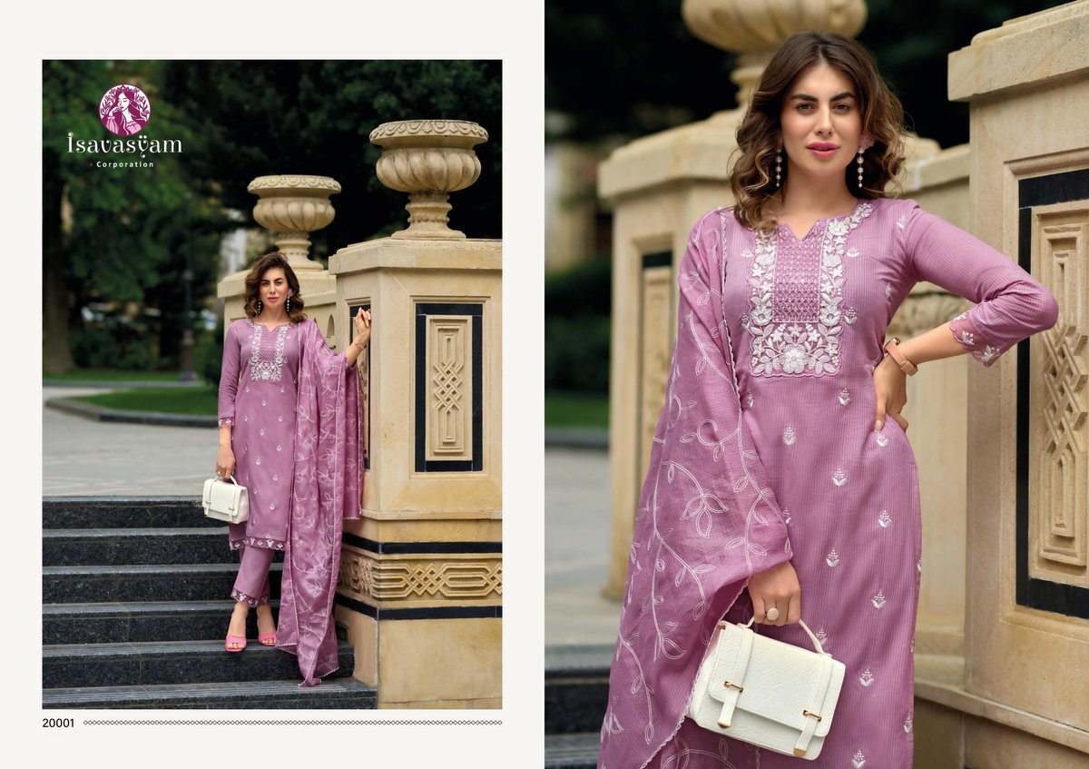 ISAVASYAM CORPORATION COTTON SALI VOL-02 20001 TO 20006 1
