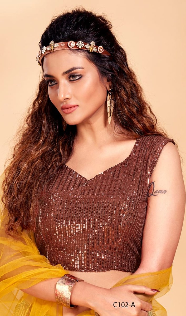 Aamoha Trendz Ready Made Designer Crop Top C-102 Colors 2