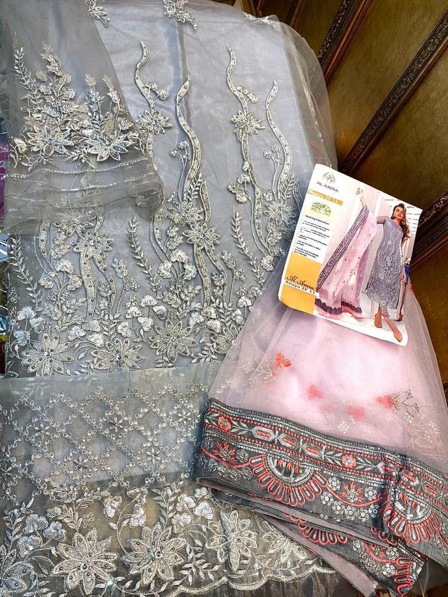 AL Amra Aanaya ZF 11 Dress Material 2