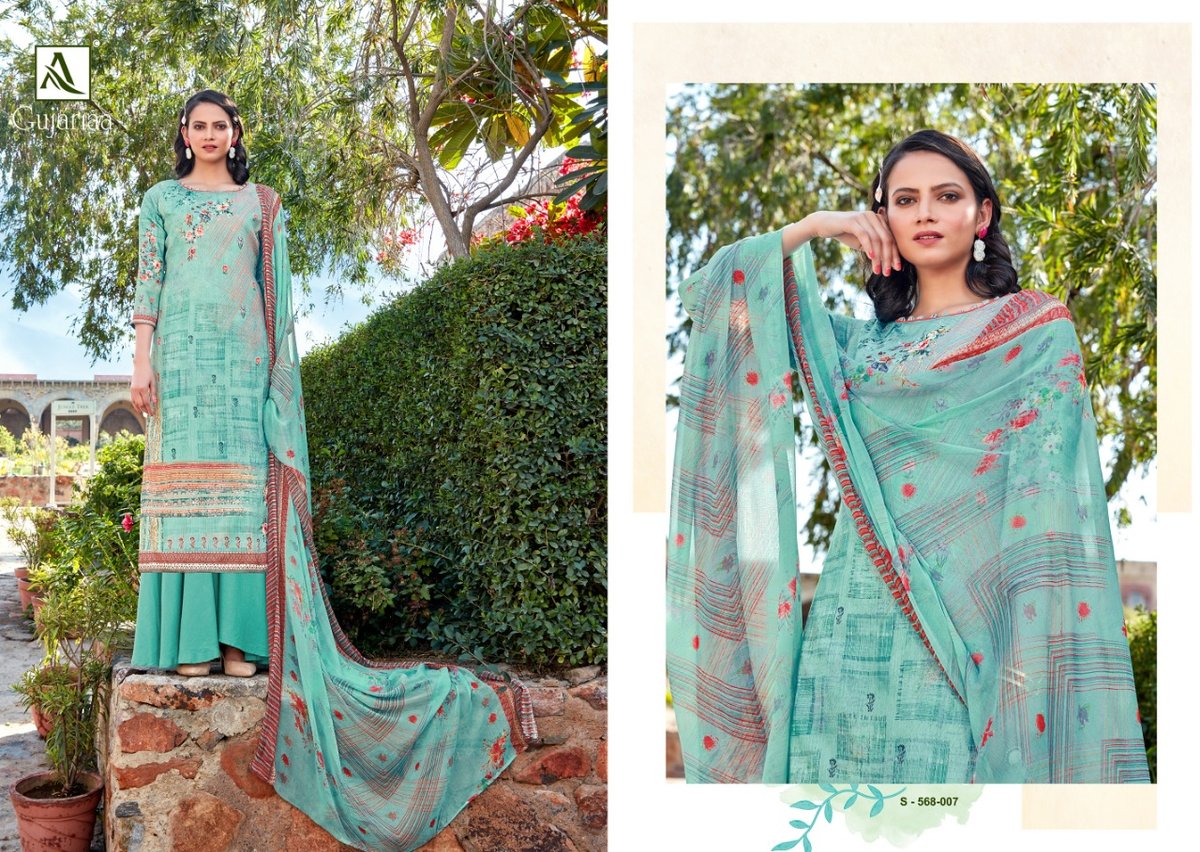 Alok Suit Gujariaa 568-001-568-010 Series 7
