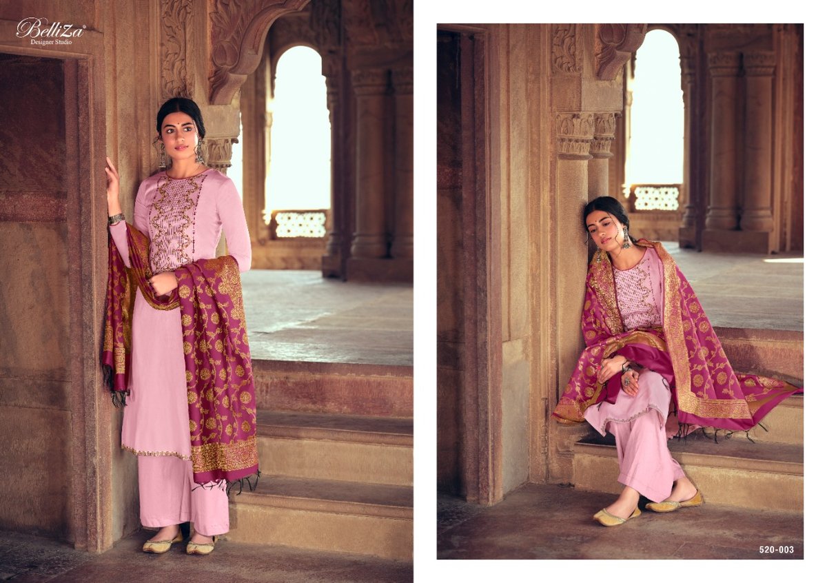 Belliza Designer Shamia 520-001 to 520-008 Series 3